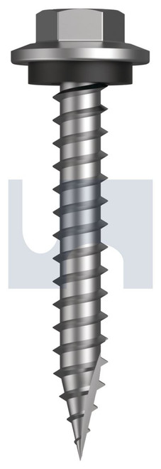 TYPE 17 HEX HEAD + WASHER | C1022 Hardened | CL4 T17 SEAL HX:12-11X 40 (CLASS 4)