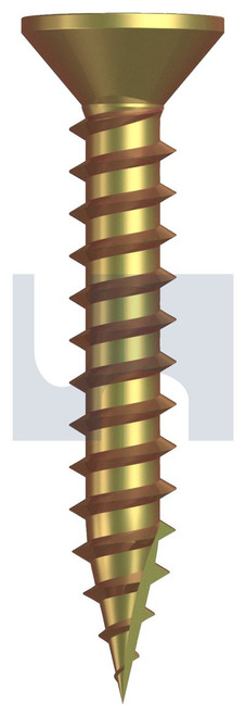TYPE 17 COUNTERSUNK | C1022 Hardened | ZYP T17 CSK PH: 6-18X 20 (Zinc Yellow Passivate)