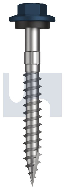 TYPE 17 HEX HEAD + WASHER | C1022 Hardened | CL4 DO T17 SEAL HX S:12-11X 50 (DEEP OCEAN (STORM BLUE) -CL4)