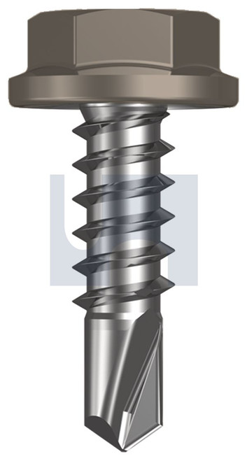 METAL SDS FLANGED HEX HEAD | C1022 Hardened | CL4 GU MET FLG HX:10-16X 16 (Class 4)