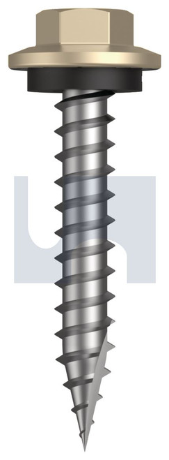 TYPE 17 HEX HEAD + WASHER | C1022 Hardened | CL4 PA T17 SEAL HX:12-11X 35 (PAPERBARK - CL4)