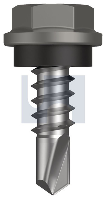 METAL SDS HEX HEAD + WASHER | C1022 Hardened | CL4 WA MET SEAL HX:10-16X 16 (Class 4)