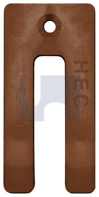 PACKING SHIMS WINDOW BROWN | Plastic | PACKING SHIMS BROWN: 1.0 X 75 (PLASTIC)