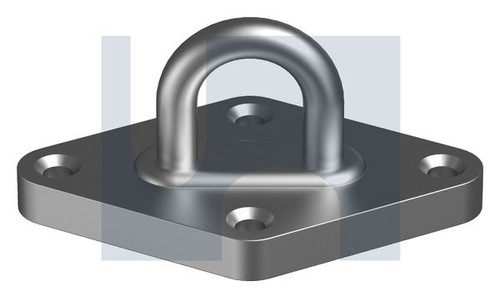 PAD EYE DIAMOND | 304 Stainless | 304 EYE PAD DIAMOND: 5 X 37