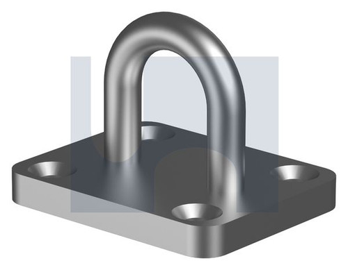 PAD EYE OBLONG | 304 Stainless | 304 EYE PAD OBLONG: 5 X 30