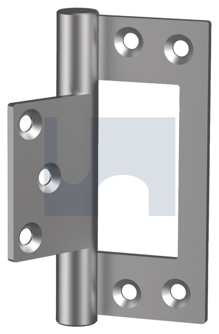 FLUSH FITTING HINGE | Aluminium | ALUM HINGE FLUSH PAIR: 100