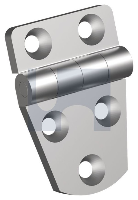 316 HATCH HINGE UNEVEN | 316 Stainless | 316 HATCH HINGE UNEVEN: 57 X 4