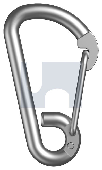 HOOK ASYMMETRIC SPRING | 316 Stainless | 316 ASYMETRIC SPRING HOOK:  8