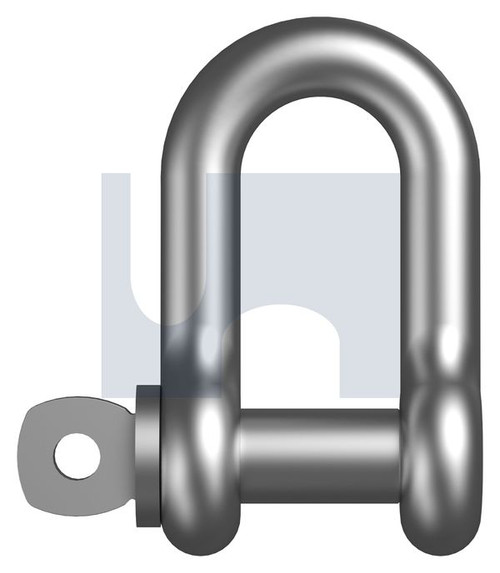 SHACKLE D+CAPTIVE PIN | 316 Stainless | 316 D SHKLE C/PIN:M6 X  24