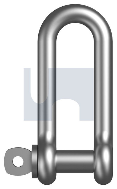 SHACKLE D LONG | 316 Stainless | 316 D SHKLE LONG:M5 X  40
