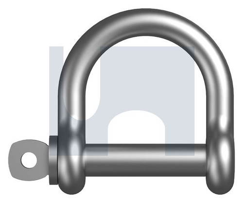 SHACKLE WIDE MOUTH | 316 Stainless | 316 D SHKLE WIDE:M10 X  60