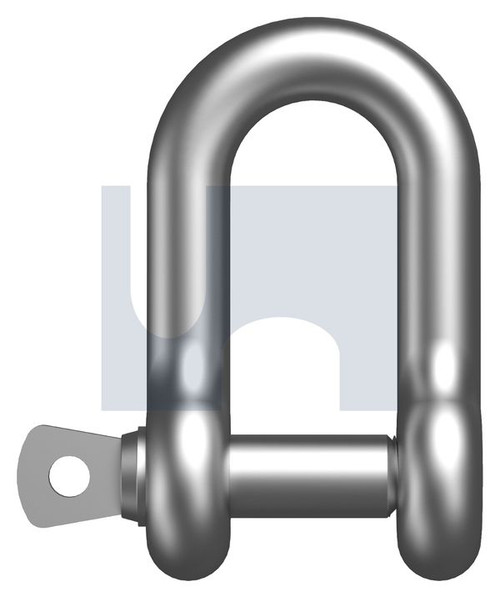 SHACKLE D STANDARD | Mild Steel | HDG D SHKLE STD:12MM X 48 (HOT DIP GALVANISED)
