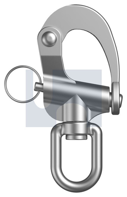SWIVEL EYE + SNAP SHACKLE | 316 Stainless | 316 SWIVEL EYE+SNAP SHKLE: 16