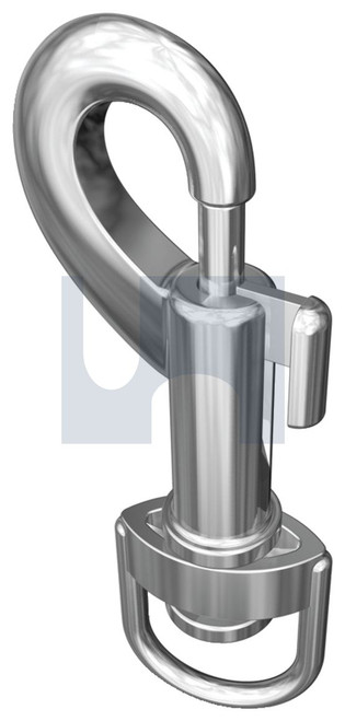 SWIVEL EYE + SNAP | 316 Stainless | 316 SWIVEL EYE SNAP: 19 X  90