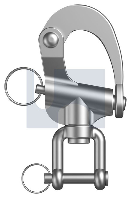 SWIVEL JAW SNAP SHCKLE | 316 Stainless | 316 SWIVEL JAW+SNAP SHKLE: 16
