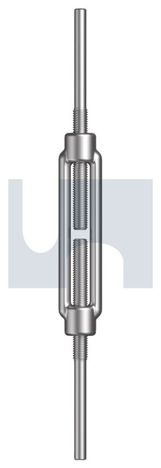 TURNBUCKLE PLAIN STUB END | Mild Steel | HDG T/BKLE STUB/E BODY:M24X350