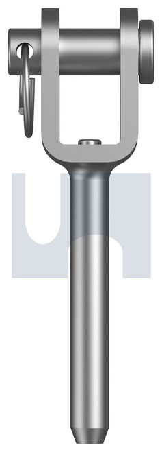 TERMINAL SWAGE FORK MINI | 316 Stainless | 316 T/SWG FORK MINI: 3.2 X  48