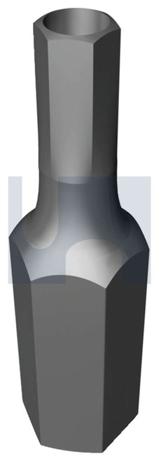 BIT SOCKET  POST HEX | Steel | POST HEX SOCKET BIT: M2.5