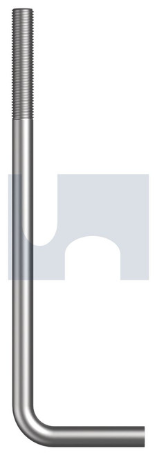 FOUNDATION L-BOLT | ISO Property Class 4.8 | HDG 4.8 FND L-BOLT:M24X700X120