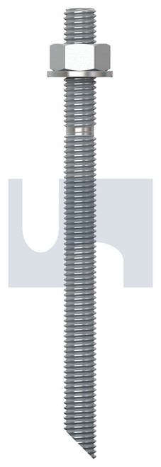 STUD CHEM ANCHOR KIT(FLAT TOP) | ISO Property Class 8.8 | GAL 8.8 CHEM STUD KIT:M10 X130 (HOT DIP GALVANISED)
