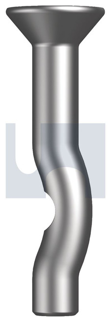 H-IT COUNTERSUNK ANCHOR | Carbon Steel | MGAL H-IT CSK ANCHOR:  5 X100 (MECHANICAL GALVANISED)