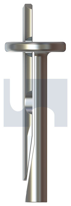 H-IT SPLICE WEDGE MINI | Carbon Steel | Z/P H-IT SPLICE WEDGE:6.0 X 65 (ZINC PLATE)