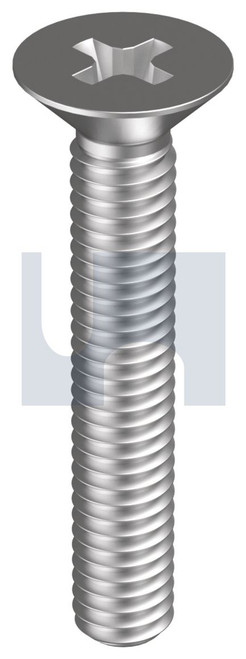 METAL THREAD CSK PHIL | 304 Stainless | 304 BS450 CSK PH:3/16BSWX  1/2 (304 STAINLESS)