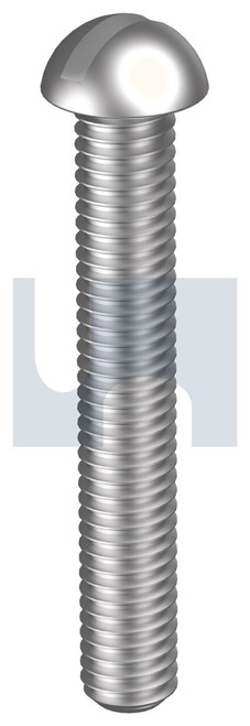 METAL THREAD ROUND SLOT | 304 Stainless | 304 MACH RND SL:3/16BSWX  3/4 (304 STAINLESS)