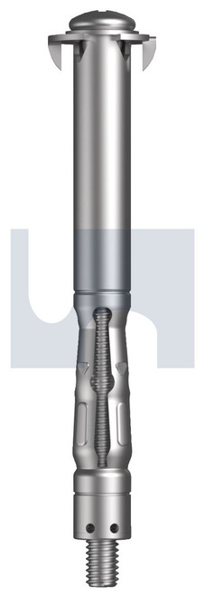 HOLLOW WALL ANCHOR STANDARD | Carbon Steel | Z/P HOLLOW WALL:M4X31(30-38)67 (ZINC PLATED (ROHS COMPLIANT))