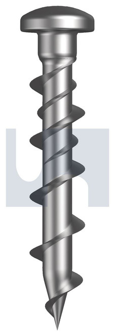 WALLKATT UNIVERSAL PAN SQ | Carbon Steel | MGAL WALL/K PAN SQ2: 6.5 X 50 (Mechanical Galvanised)