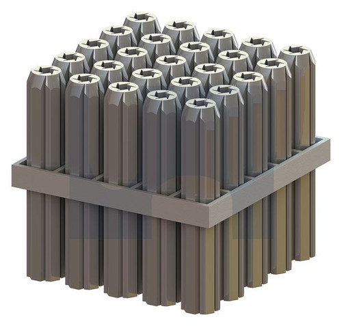 WALL PLUG TAPERED POINT | Polyethylene | WALL PLUG PE FRM GREY:12 X 60 (POLYETHYLENE)