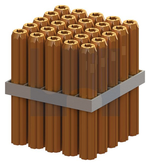 WALL PLUG TAPERED POINT | Polyethylene | WALL PLUG PE FRM ORNG:10 X 35 (Polyethylene)