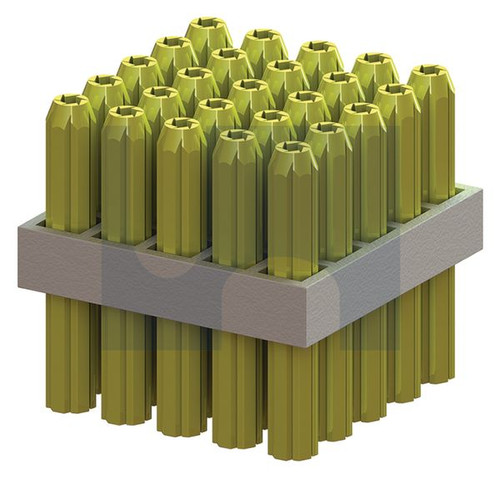 WALL PLUG TAPERED POINT | Polyethylene | WALL PLUG PE FRM YLW: 4 X 25 (POLYETHYLENE)