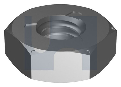 METAL LOCK NUT | Grade C | Z/P GRC METAL LOCK NUT: #12-24 (ZINC PLATED (ROHS COMPLIANT))