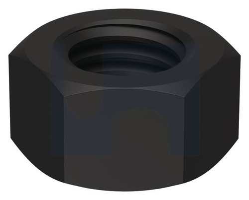 HEX NUT | ISO Property Class 5 | ZBP AS1112 CL5 HEX NUT: M6 (Zinc Black Passivate)