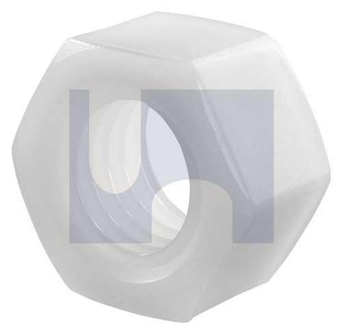 HEX NUT | Nylon Natural | NYLON DIN934 HEX NUT:  M4