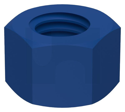 HEAVY HEX NUT | ASTM A194 Grade 2H | XYB GR2H [O/S+0.010 ]1-1/4UN8 (XYLAN BLUE)