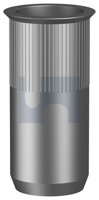 RIVET NUT REDUCE RND KNL OPEN | Mild Steel | RIVN Z/P RDH RKNL OPN: M8X16.5 (ZINC PLATED (ROHS COMPLIANT))