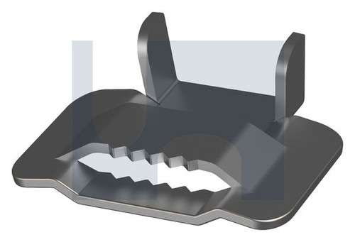 BUCKLE - TIGER TEETH | 316 Stainless | 316 SS TIGER 100 TEETH: 12.7