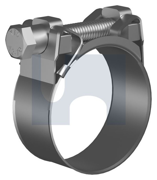 HOSE CLAMP HTB - H/DUTY T-BOLT | W4 (304) Stainless | W4/W4 HTB H/CLAMP:19.0X 40- 43 (W4 (304) STAINLESS)