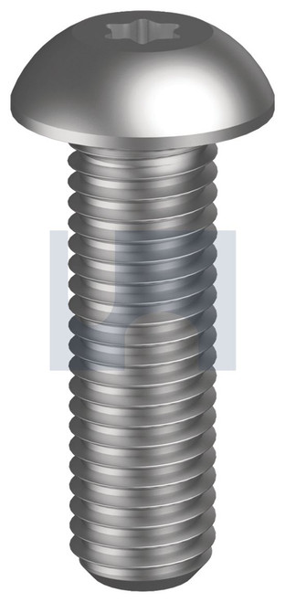 BUTTON HEAD SOCKET SCREW TORX | 304 Stainless | 304 ISO7380 BHTD: M12 X  30 (304 STAINLESS)