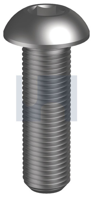 BUTTON HEAD SOCKET SCREW HEX | Alloy Steel | PLN SO BHSS: 1/4 UNF X   1/2 (PLAIN)