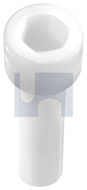 SOCKET HEAD CAP SCREW | Nylon Natural | NYLON DIN912 SHCS: M3 X 20