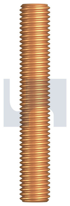 STUD BOLT | ASTM A193 Grade B7 | B7 CAD STUD: 1-3/8UN8 X  250 (CADMIUM)