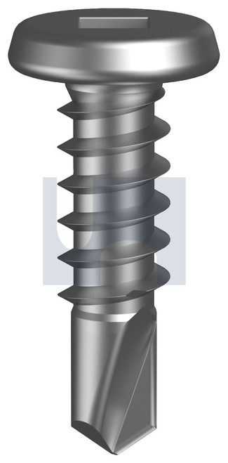 METAL SDS FLAT HEAD | 304 Stainless | 304 MET FLAT SQ: 10-16X 16 (304 STAINLESS)