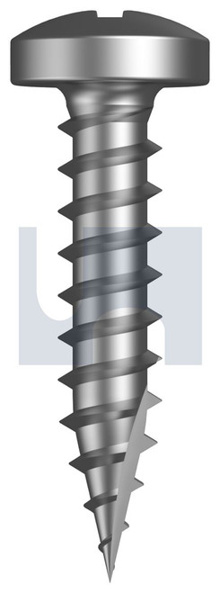 TYPE 17 PAN SQUARE | 304 Stainless | 304 T17 PAN POZI: 10-12 X 25 (304 Stainless)