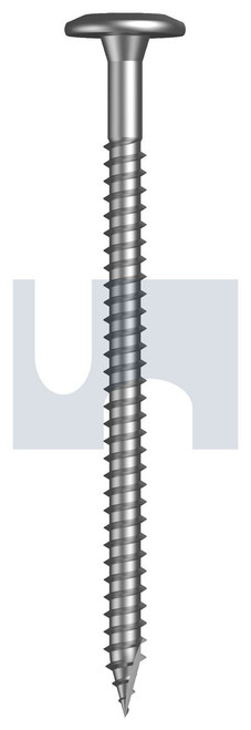 TYPE 17 LARGE BUTTON HEAD | 316 Stainless | 316 T17 LBH IHX:14-10X100 (316 STAINLESS)