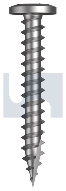 TYPE 17 WAFER HEAD | 316 Stainless | 316 T17 WAF PHIL:10-12X 25 (316 STAINLESS)