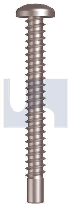 SELF-TAPPER PAN SQ PILOT PNT | 410 Stainless | 410 STS PAN SQ: #08 X 1-1/2 (410 STAINLESS)