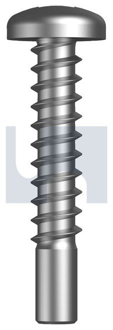 SELF-TAPPER PAN SQ PILOT PNT | 410 Stainless | 410 STS PAN SQ: #10 X 2